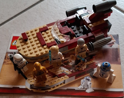 LEGO Star Wars 8092 Luke's Landspeeder mit Minifiguren & Bauanleitung