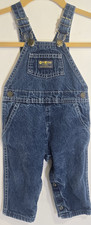 Vintage OshKosh B Gosh Vestbak Denim Overalls Baby 18 Months Made in USA VTG