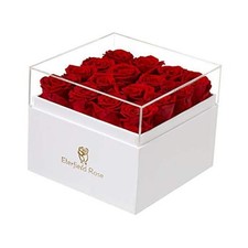 Preserved Roses That Last a Year Eternal Rose in a Box Real Rose Without Red
