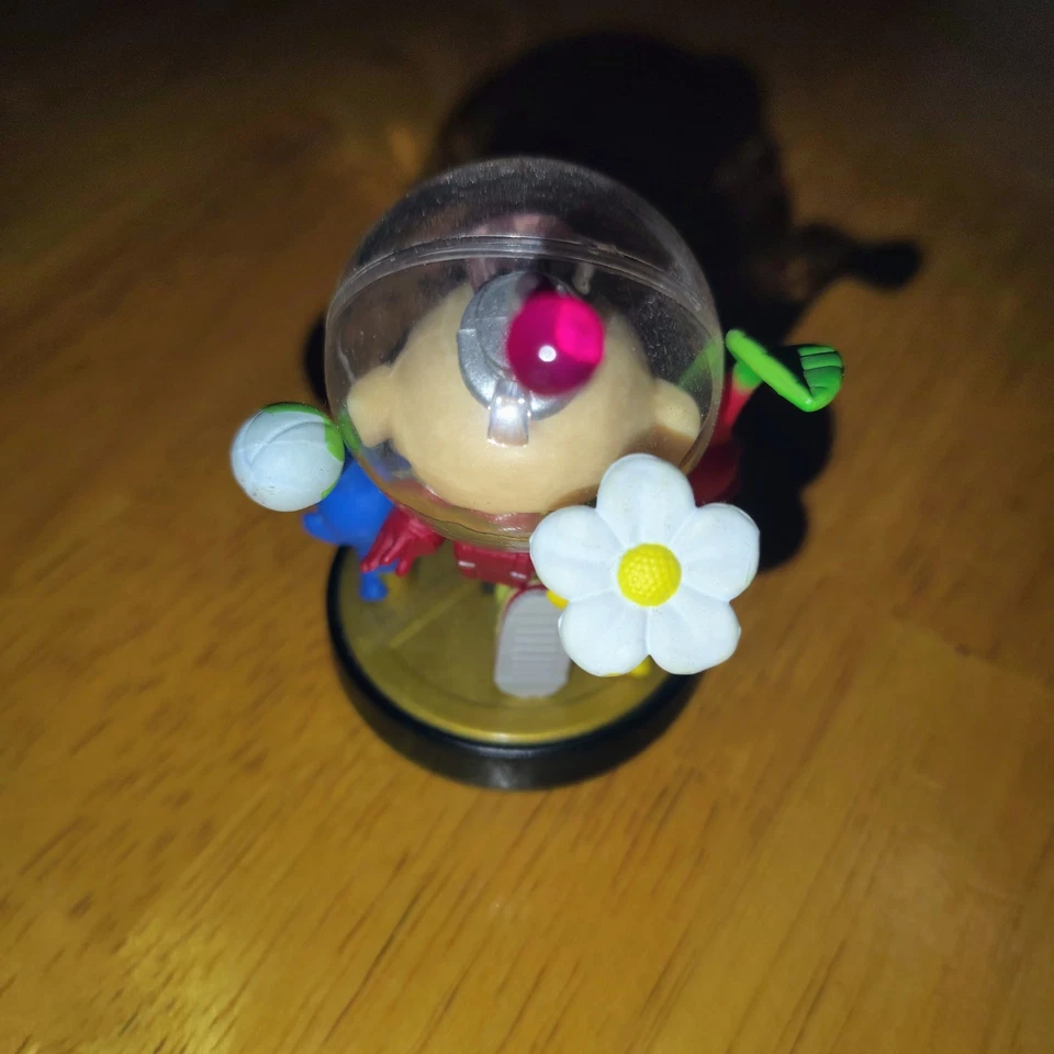 Olimar Pikmin Amiibo Switch Super Smash Bros Testado Ótimo Estofamento de Meia - Imagem 3 de 4