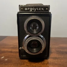 Vintage Argus Argoflex EF TLR Twin Lens Camera Coated Varex 75mm F4.5 Untested