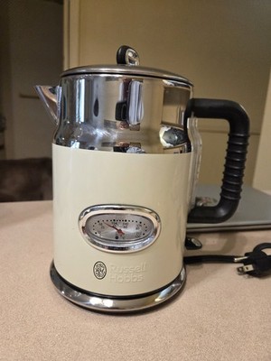Russell Hobbs Retro Style 1.7L Electric Kettle W Temperature Gauge
