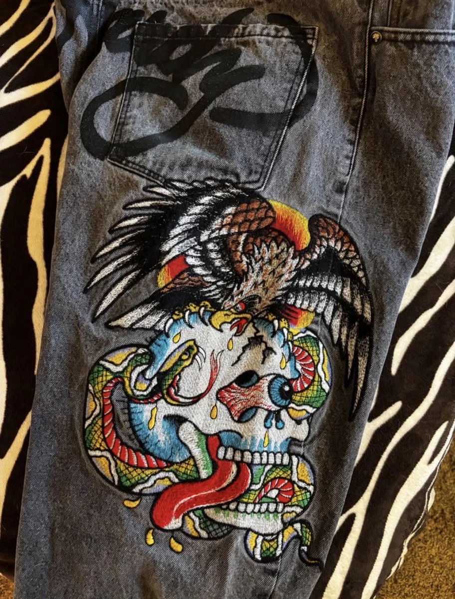 Ed Hardy Jeans Men's Skull for sale - eBay