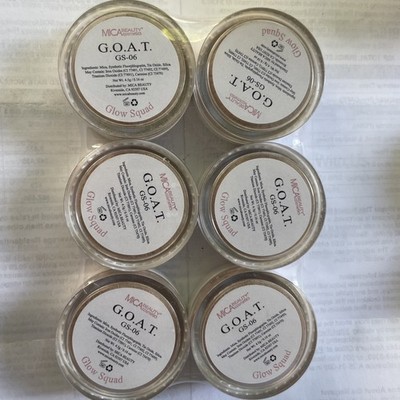 mica beauty cosmetics  set x 6 jar Mineral Pressed Powder Ily Gs-06