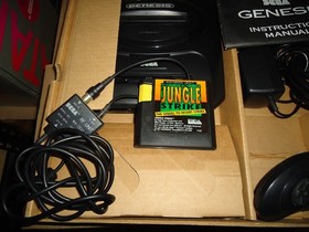 SEGA GENESIS MODEL 2 CONSOLE THE CORE SYSTEM MK-1631 CIB COMPLETE TESTED + JUNGL