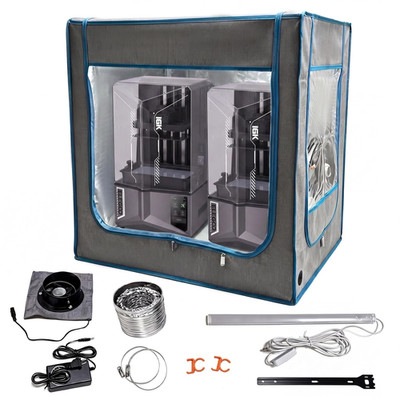 Large Size Multifunctional Tent-Style 3D Printer Enclosure with Adjustable Venti