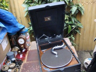VINTAGE HMV / HIS MASTER'S VOICE GRAMOPHONE MODEL 102 No HAVE SOUND BOX