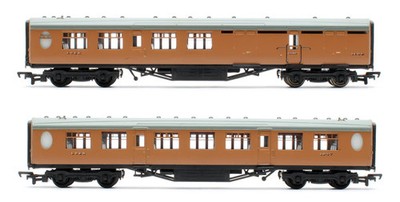 BACHMANN SPUR ''OO'' VON 2 LNER BRAUNEN THOMPSON 1047/1908-REISEBUSSEN NACHKRIEGSZEIT