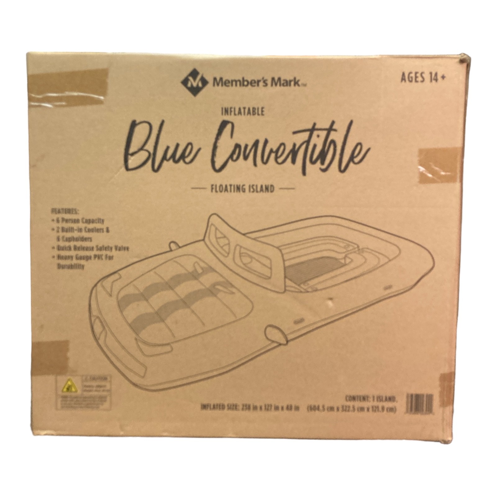 Участники отмечают трансформируемый островок на 6 человек с кулерами и подстаканниками - Синий 19190₽