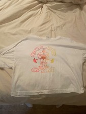 Vintage Gold's Gym Shirt M Venice Muscle Joe Big Logo 90s Y2k Tee Made USA