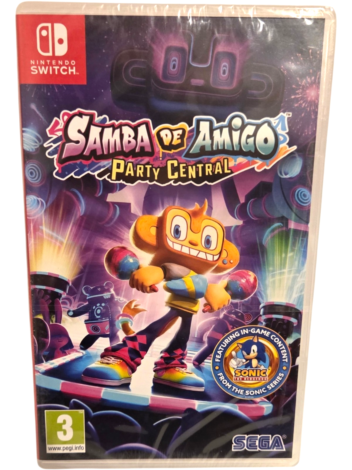 Samba de Amigo Party Central Nintendo Switch CARTRIDGE VERSION NEW SEALED