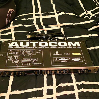 Behringer Autocom MDX1200 2-Channel Dynamics Processor Compressor Limiter Gate