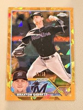 2023 Topps Chrome Update Sapphire Edition Gold USCS113 Braxton Garrett #46/50