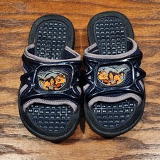 Vintage Disney Tarzan Hercules Aladdin Sandals Size 11/12 Gel Kids Shoes Y2K