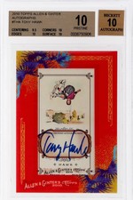 2010 Topps Allen and Ginter Auto Tony Hawk BGS 10 Pristine Auto 10