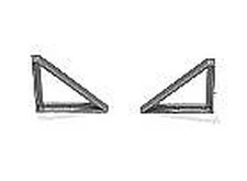 Tichy-Train Brackets (16) - HO Scale Model Railroad Building Accessory - #8011