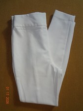 Express Women Mid-Rise Ankle Pants in Ivory/Cream Color, Size 6R, Pre-Owned