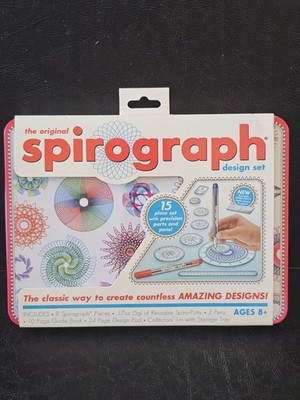 New Sealed Kahootz Original Spirograph Design Set in Collectors Tin (Item #01002