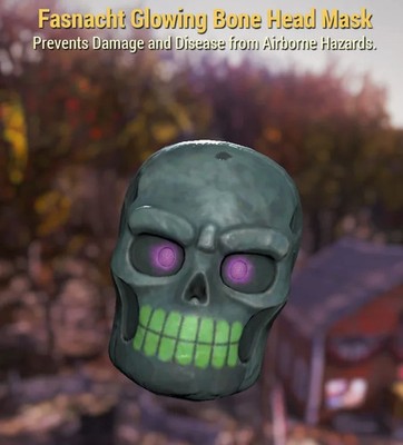 FALLOUT 76 [PC] FASNACHT 2026 GLOWING BONE HEAD MASK