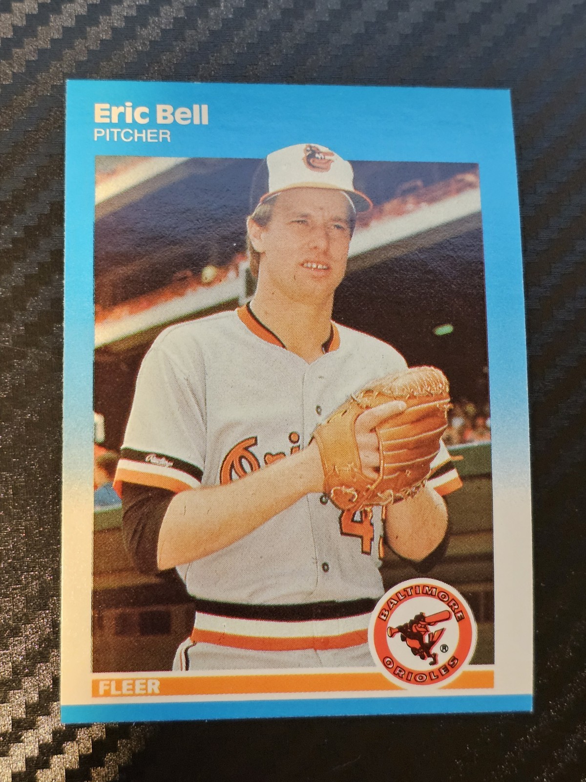 1987 Fleer Update - Eric Bell #U-2 (RC) Baltimore Orioles Rookie 