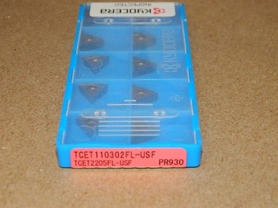 KYOCERA CERMET TCET110302FL-USF TCET2205FL-USF Insert sealed GRADE PR930 NEW 