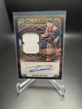 2020-21 Obsidian Rookie Jersey Auto /99 Devon Dotson Bulls, Kansas