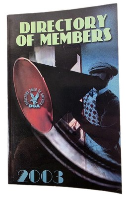 DIRECTORS GUILD OF AMERICA DGA - 2003 - Member Directory