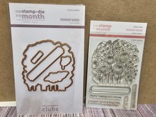 Spellbinders FRIENDSHIP GARDEN Stamp Die Of The Month APR 23 FLOWER BOUQUET