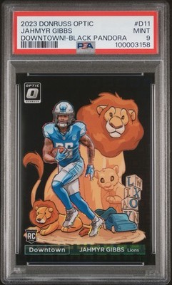 2023 Panini Donruss Optic - Downtown Jahmyr Gibbs #D-11 Black