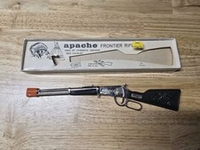 Apache Frontier Rifle 11" Vintage Toy Souvenir Long Beach, WA Complete