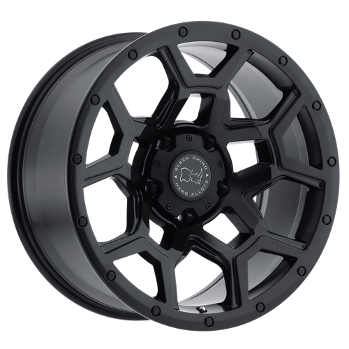 17x9.5 Black Rhino Overland Matte Black Wheel 5x5 (-18mm)