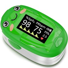 Alecaremed Pulse Oximeter for Kids, Adorable Animal Children Oxygen Monitor Fing