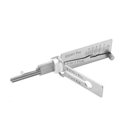 Hook And Pickup Tool Kit 2 In 1 Portable Lock Picking Set Ergonomic Handle**