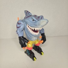 VINTAGE 1994 MATTEL STREET SHARKS BLADES ACTION FIGURE STREEX ROLLER BLADER TOY