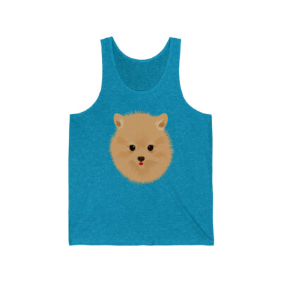 Poporanian Pup Unisex Tank Top