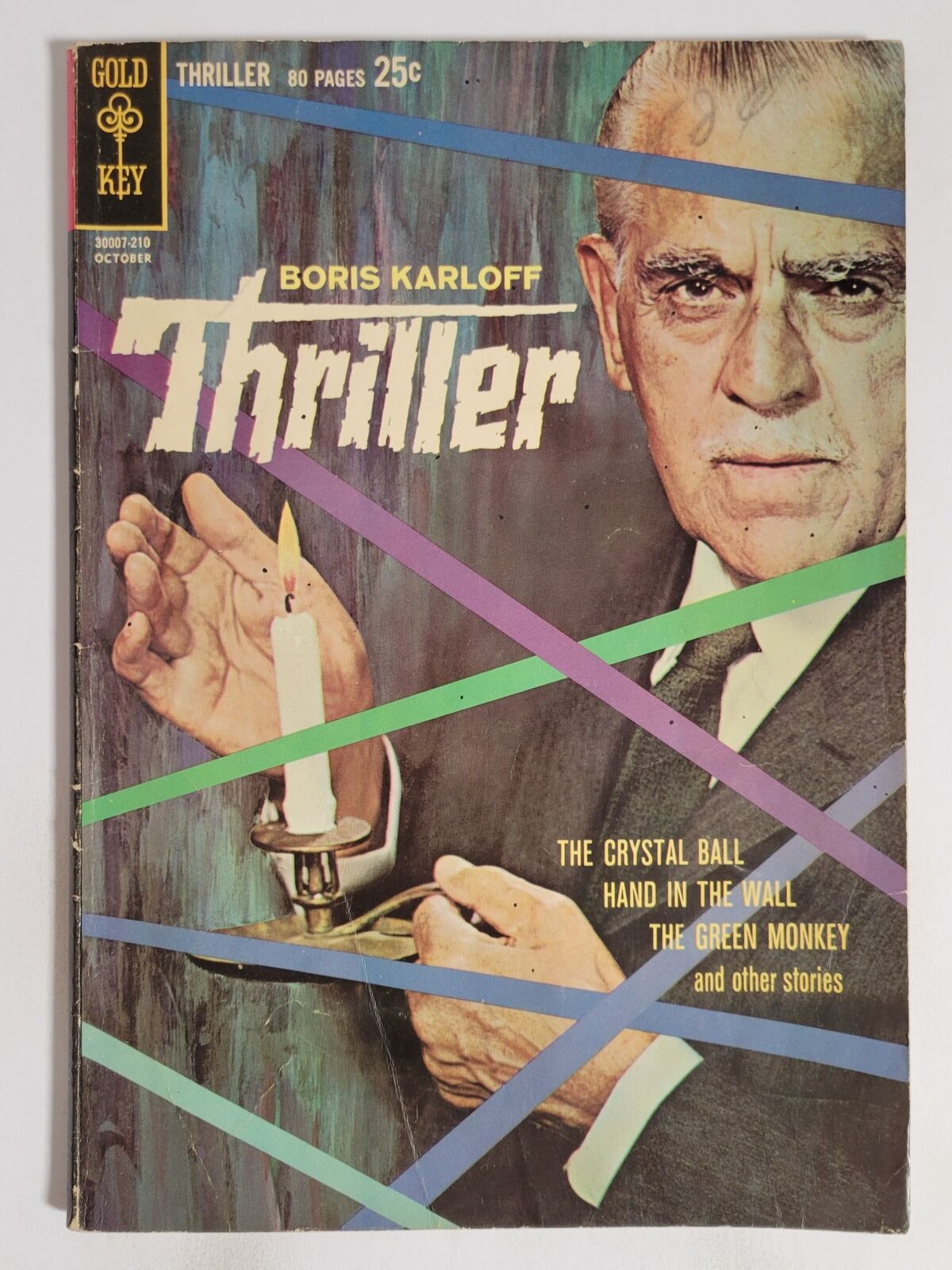 BORIS KARLOFF THRILLER #1 (VG-) 1962 FIRST ISSUE! "THE CRYSTAL BALL!" SILVER AGE