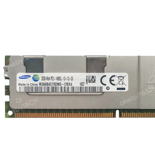 SAMSUNG 64GB 2x32GB 4Rx4 DDR3 PC3-14900L DDR3-1866MHz ECC Registered Server RAM - Picture 3 of 3