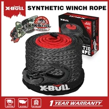 X-BULL Recovery Rope Winch Rope 1/2" X 85ft 32000LBS Vehicle Truck Off Road 4WD