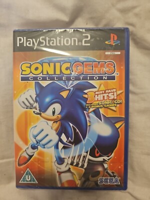 Rare Factory Sealed - Sonic Gems Collection - PS2 PAL **MINT** & Free Shipping