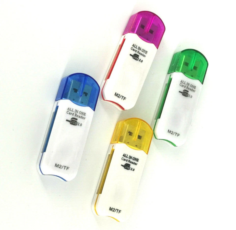 Micro SD USB Kartenadapter Kartenleser Kartenlesegerät TF CF Card Reader Leser - Bild 2 von 4