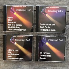 Lot Of 4 Orchestral CDs Broadway s Best 1992 Compact Discs 1056 1057 1058 1059
