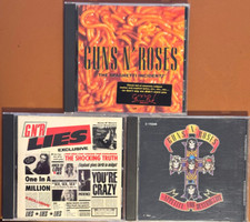 GUNS N' ROSES - 3 CD LOT - LIES/ APPETITE/SPAGHETTI INCIDENT - CDS