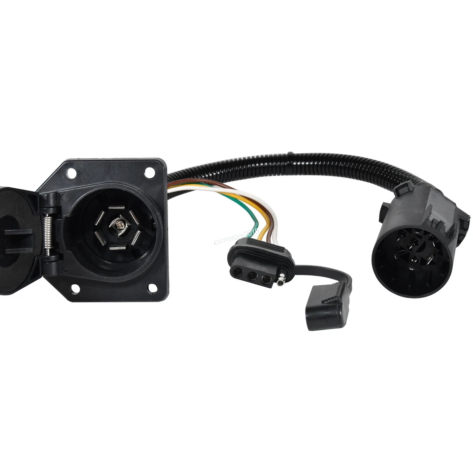 7 Way RV Trailer Multi-Tow 4 Way Light Connector for GMC Sierra 1500 2003-2018 - Image 2 of 4