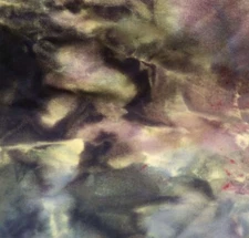 Forest Floor Spot green yellow HAND DYED RUG HOOKING WOOL Dyed  Fat 1/8