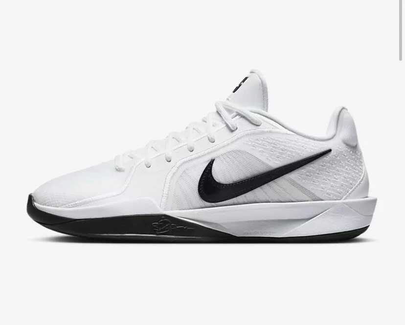Nike Sabrina 2 TB White Black HF3234-100 Sz 10.5 Women = Sz 9