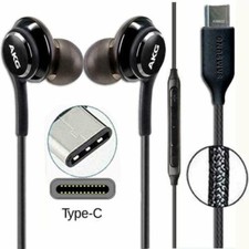 Original Samsung AKG USB-C Headphones Wired Type C Earbuds with Microphone