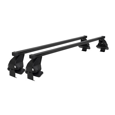 Smooth Roof Racks Cross Bars Luggage Carrier for Kia EV6 2022-2024 Black 2Pcs