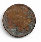 1872 Indian Cent : Fine Details