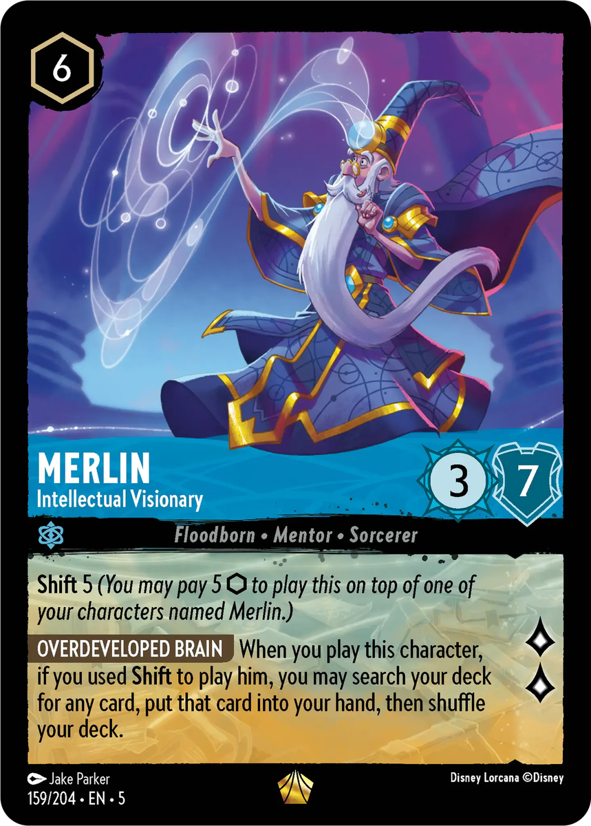 Merlin - Intellectual Visionary #159 Legendary | Lorcana