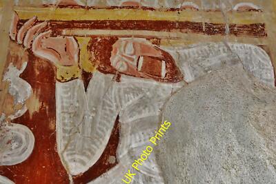 Foto 12x8 Coombes Kirche; Widmung unbekannt: Der Mann strebt sich an \''halten c2015